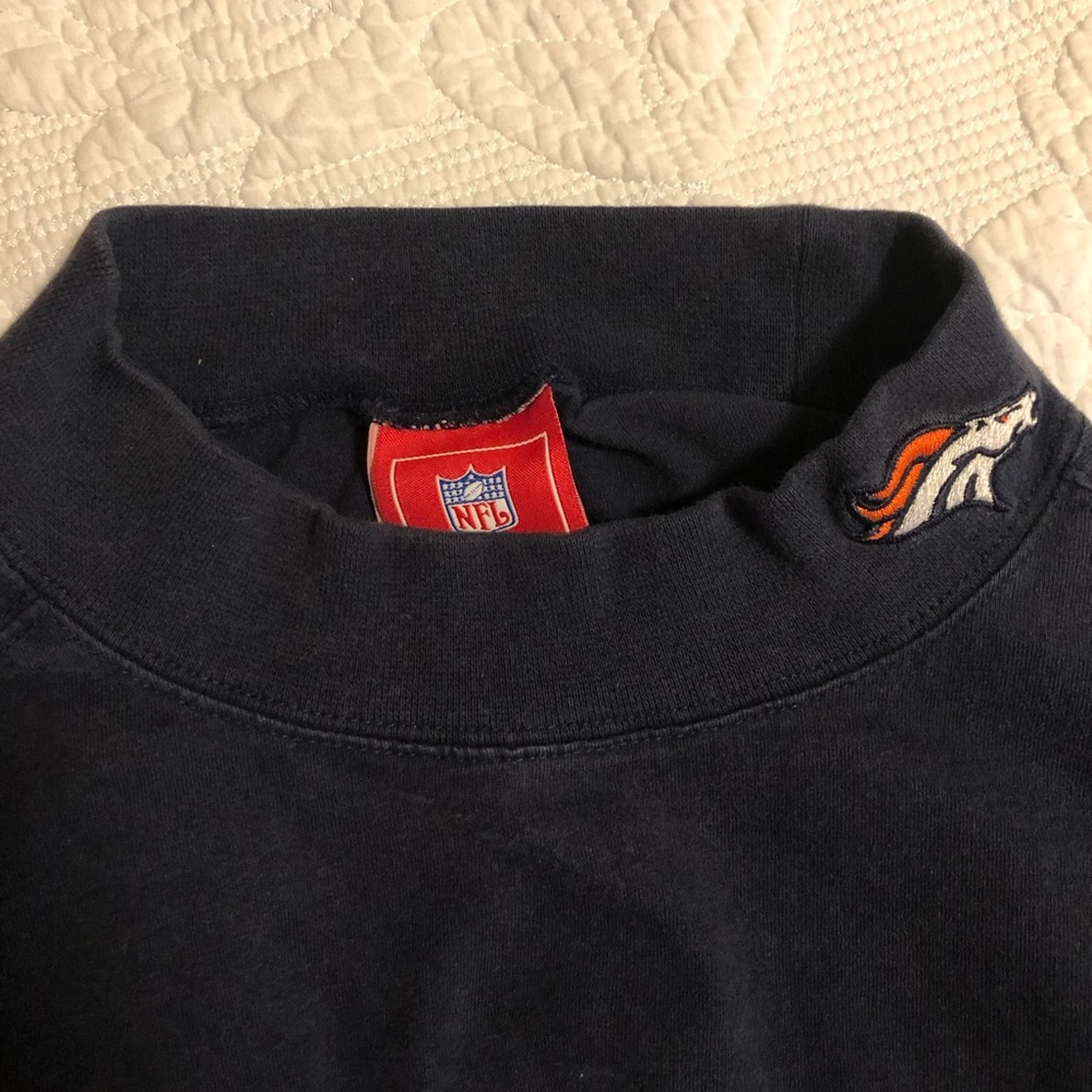 NFL Denver Broncos Navy Long Sleeve 2XL